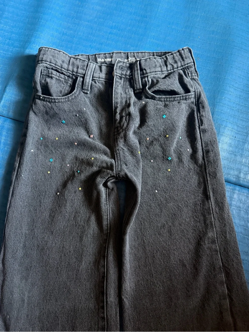 Old Navy Black Embellished Girl’s  Jeans